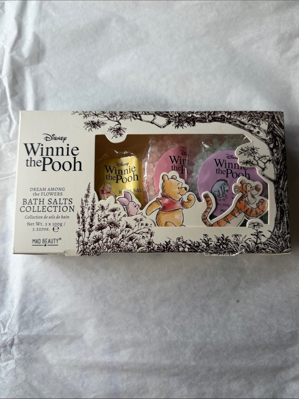 🧸🍯🧸 DISNEY WINNIE THE POOH DREAM AMONG THE FLOWERS BATH SALT COLLECTION 🧸🍯🧸